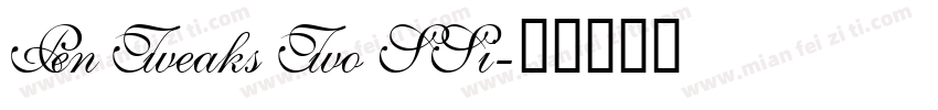 Pen Tweaks Two SSi字体转换